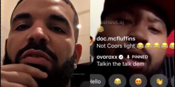 Drake Confronts DJ Akademiks On IG Live "Dont Disrespect Me Like That"