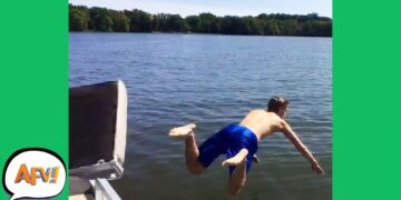 Can You Say: Boat BREAKING Belly FLOP?! ?| Funny Fails | AFV 2020