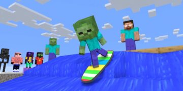Monster School : FUNNIEST SURFING – Minecraft Animation