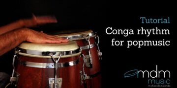 Conga rhythm for popmusic – Free lesson by Michael de Miranda