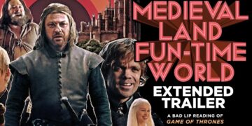 "MEDIEVAL LAND FUN-TIME WORLD" EXTENDED TRAILER — A Bad Lip Reading of Game of Thrones