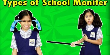 Types Of Monitors In School | Funny Video | Pari's Lifestyle