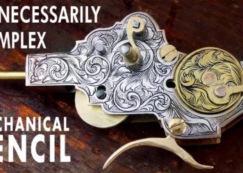 Making an unnecessarily complex mechanical pencil