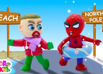 Luka Having Fun Going to The Beach ? Funny Cartoons Animation For Children