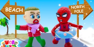 Luka Having Fun Going to The Beach ? Funny Cartoons Animation For Children