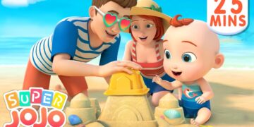 Beach Song | Fun Day at the Beach + More Nursery Rhymes & Kids Songs – Super JoJo
