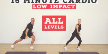 Fun 15 minute low impact no equipment cardio/resistance home workout