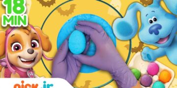 Bath Bomb Fizzer Halloween ? Fun! Ep. 11 ?  w/ Blaze, Blue's Clues & PAW Patrol! | Nick Jr.