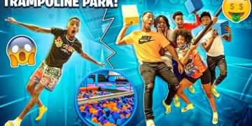 WE HAD A FUN DAY AND RENTED OUT THE ENTIRE TRAMPOLINE PARK!
