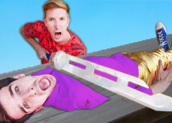 I CUT DANIEL IN HALF! Spy Ninjas Compete in Hackers Fun DIY Challenge to Learn his Best Magic Tricks