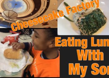 CHEESECAKE FACTORY | APPLEBEE’S | THE SHADE ROOM| EATING LUNCH WITH MY SON
