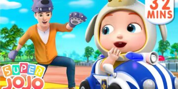 The Big Wolf Is Chasing the Little Sheep | Family Fun + Nursery Rhymes & Kids Songs – Super JoJo