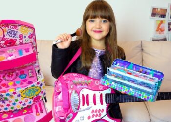 Ksysha Pretend Play Dress Up & makeup Toys for Kids Funny videos with dolls