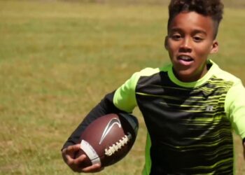 Youth Football Players Having Fun with the Tackle Tube (Again!)