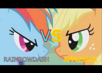 Epic Rap Battles Of History (Pony Parody) 1 – RainbowDash VS AppleJack