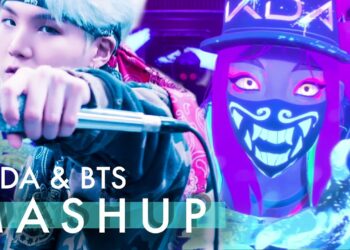K/DA x BTS – Pop/Stars & Mic Drop (ft. (G)I-DLE, Madison Beer, Jaira Burns & Steve Aoki) MASHUP