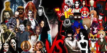 IT SAW CHUCKY JASON&FREDDY VS. SLENDER JEFF HEROBRINE ZALGO RAP || (Especial Halloween 2017)