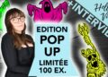 VINYLE POP UP – EDITION LIMITÉE 100 EX. – WOLF UNDER THE MOON – BLACK BONES