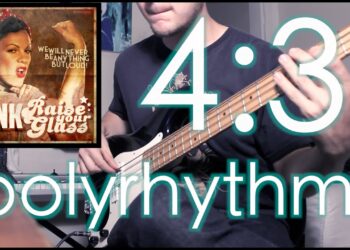 4:3 Polyrhythms (in top 40 pop music?!) [ AN's Bass Lessons #4 ]