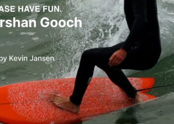 Santa Cruz’s Darshan Gooch surfing twin fish | excerpt from "PLEASE HAVE FUN."