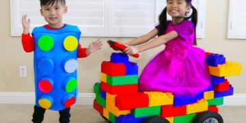 Wendy Pretend Play Transform Blocks to Toy Car & Fun Kids Toys