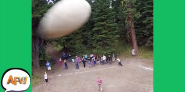 Drone DOWNED by ROGUE BALL! ? | Funny Fails | AFV 2021