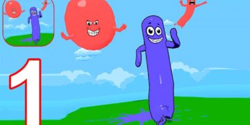 Falling Sausage – Fun Race 3D – Gameplay Part 1 All Levels 1 – 20 (Android, iOS)