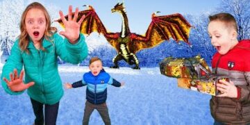 How to Train Your Dragon and Find Gold Treasure in the Hidden World In Real Life!