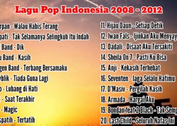 KUMPULAN LAGU POP INDONESIA POPULER | TAHUN 2008 – 2012